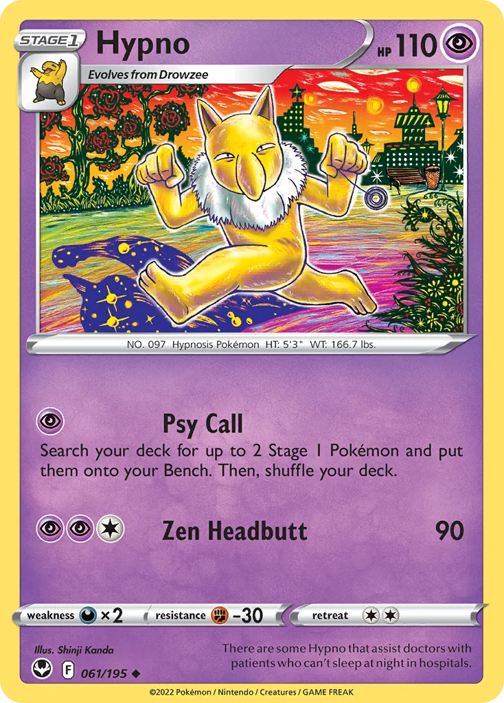 Hypno, Silver Tempest #061/195