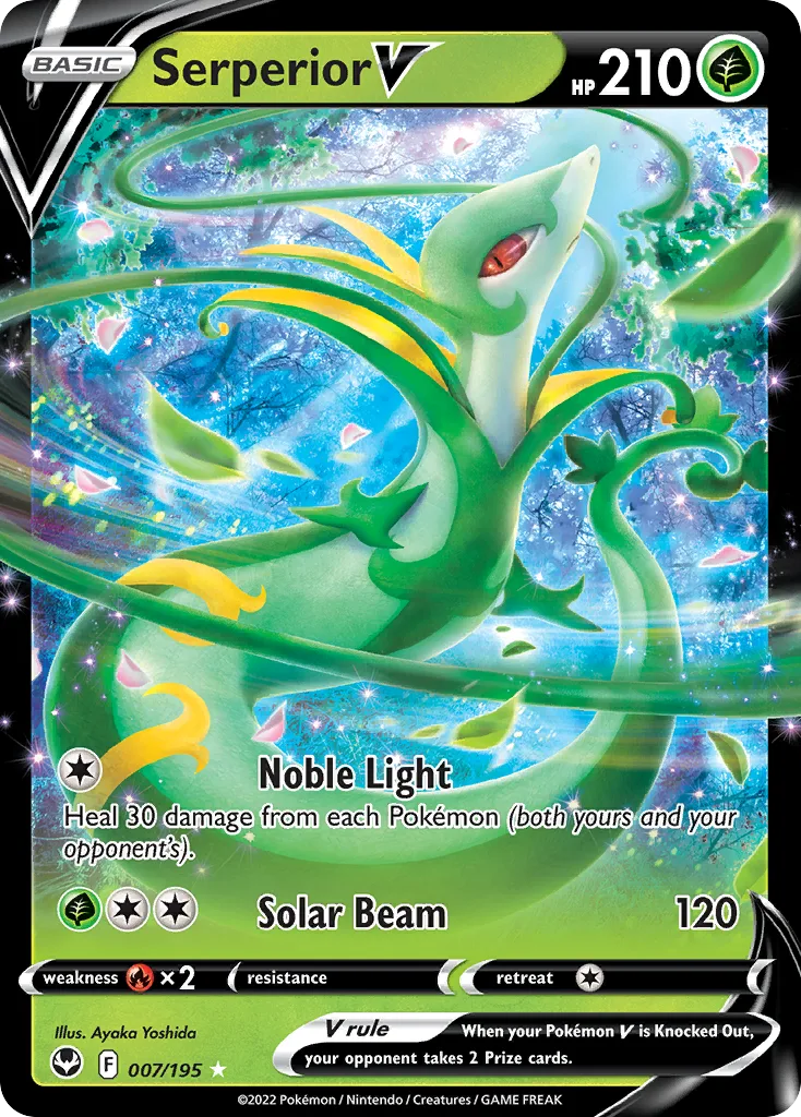 Serperior V, Silver Tempest #007/195