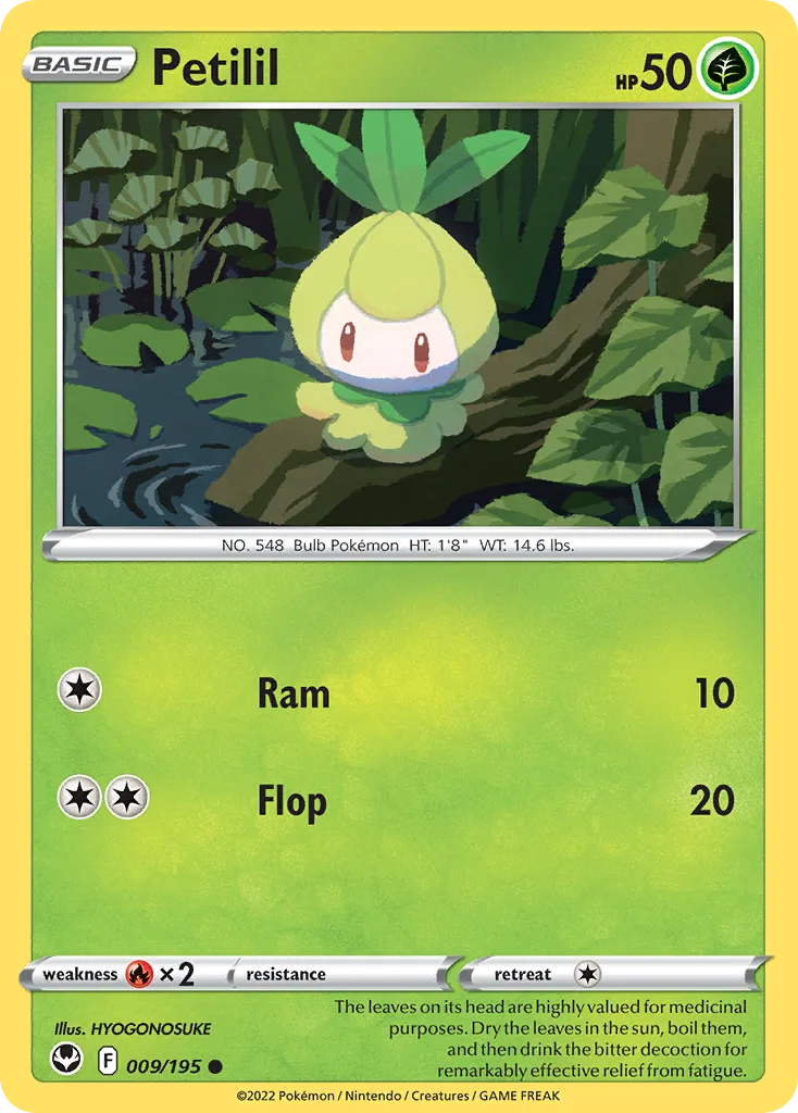Petilil, Silver Tempest #009/195