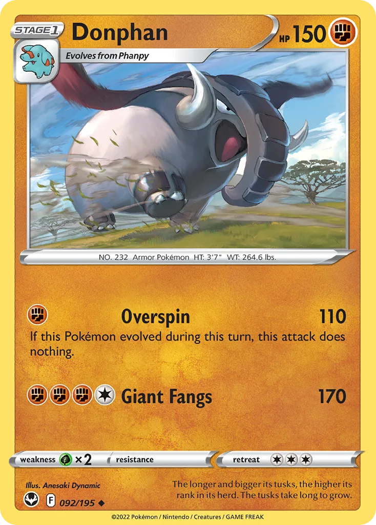 Donphan, Silver Tempest #092/195