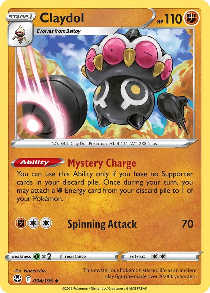 Claydol, Silver Tempest #094/195