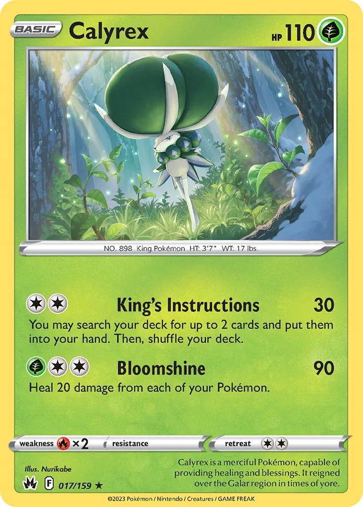 Calyrex, Crown Zenith #017/159