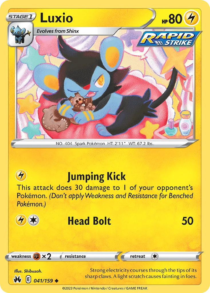 Luxio, Crown Zenith #041/159