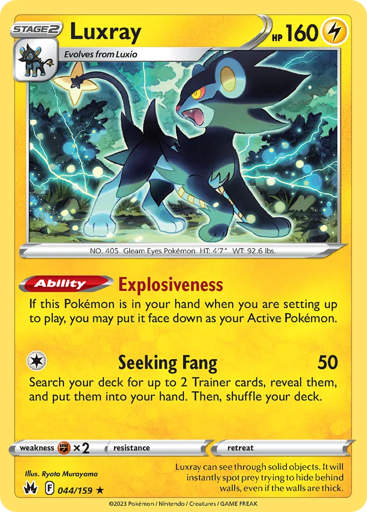 Luxray, Crown Zenith #044/159