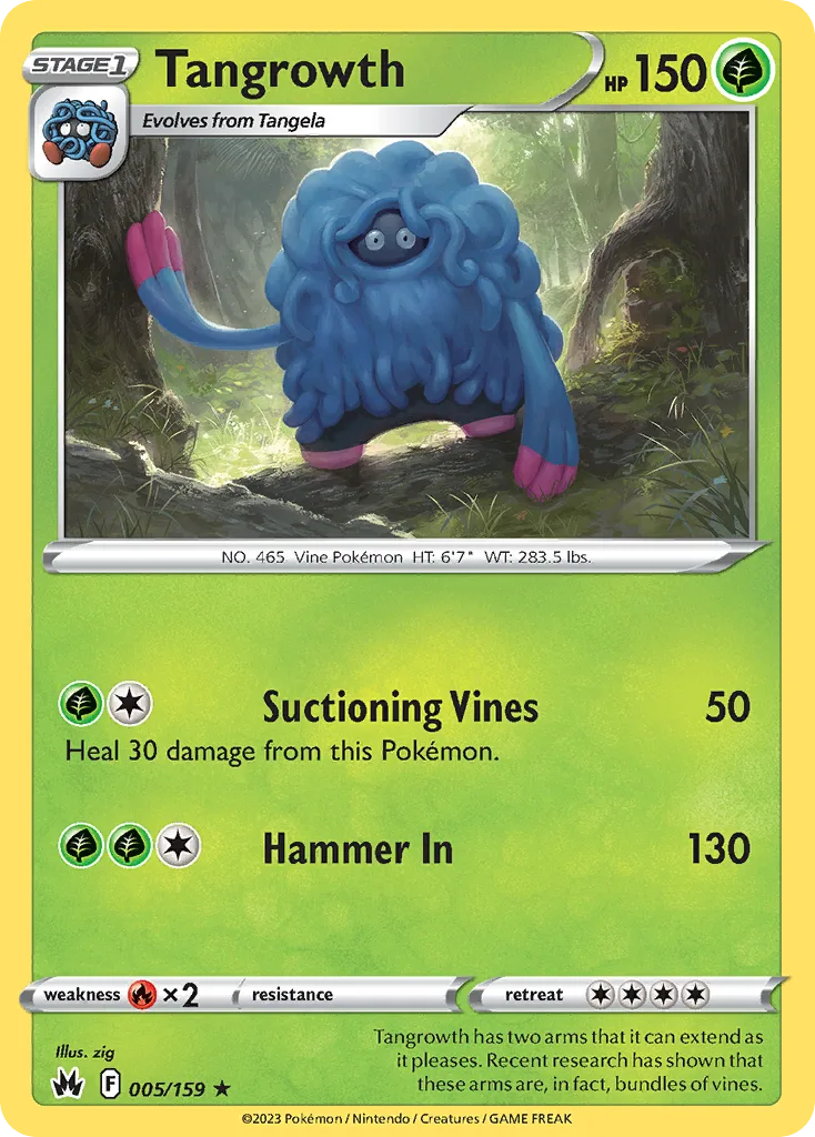 Tangrowth, Crown Zenith #005/159
