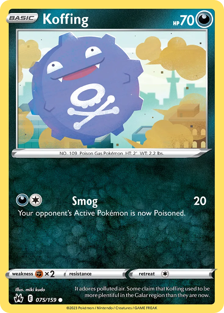 Koffing, Crown Zenith #075/159