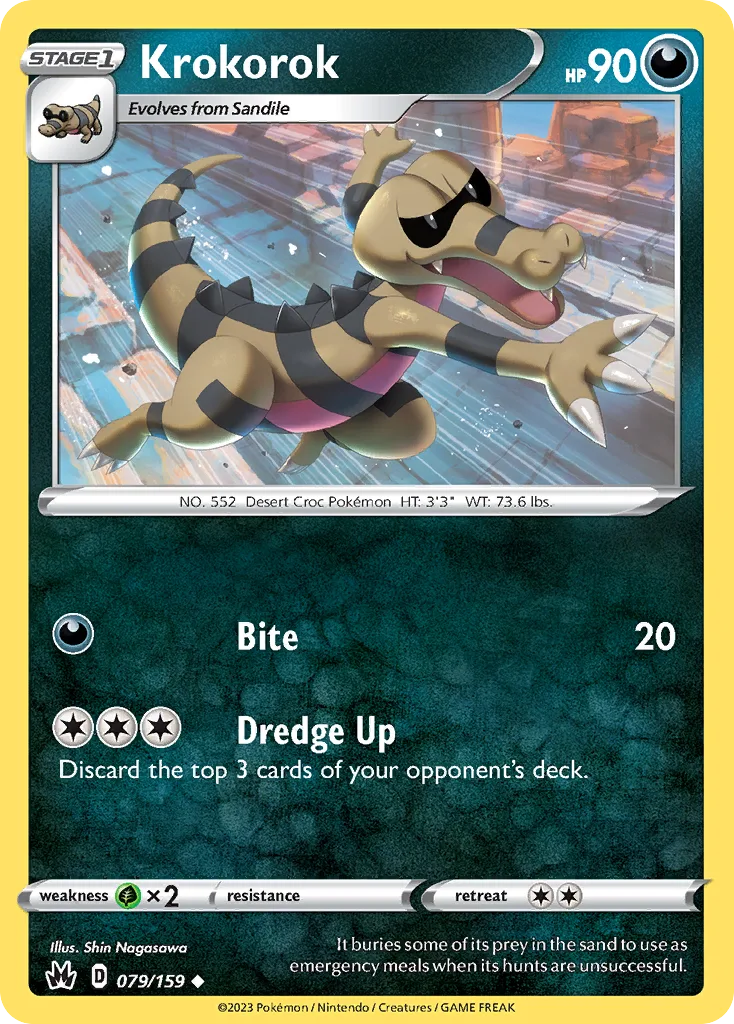 Krokorok, Crown Zenith #079/159