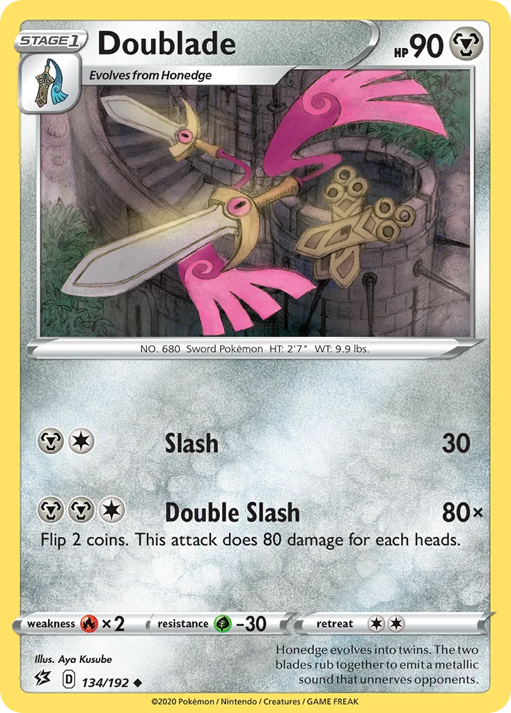 Doublade, Rebel Clash #134/192