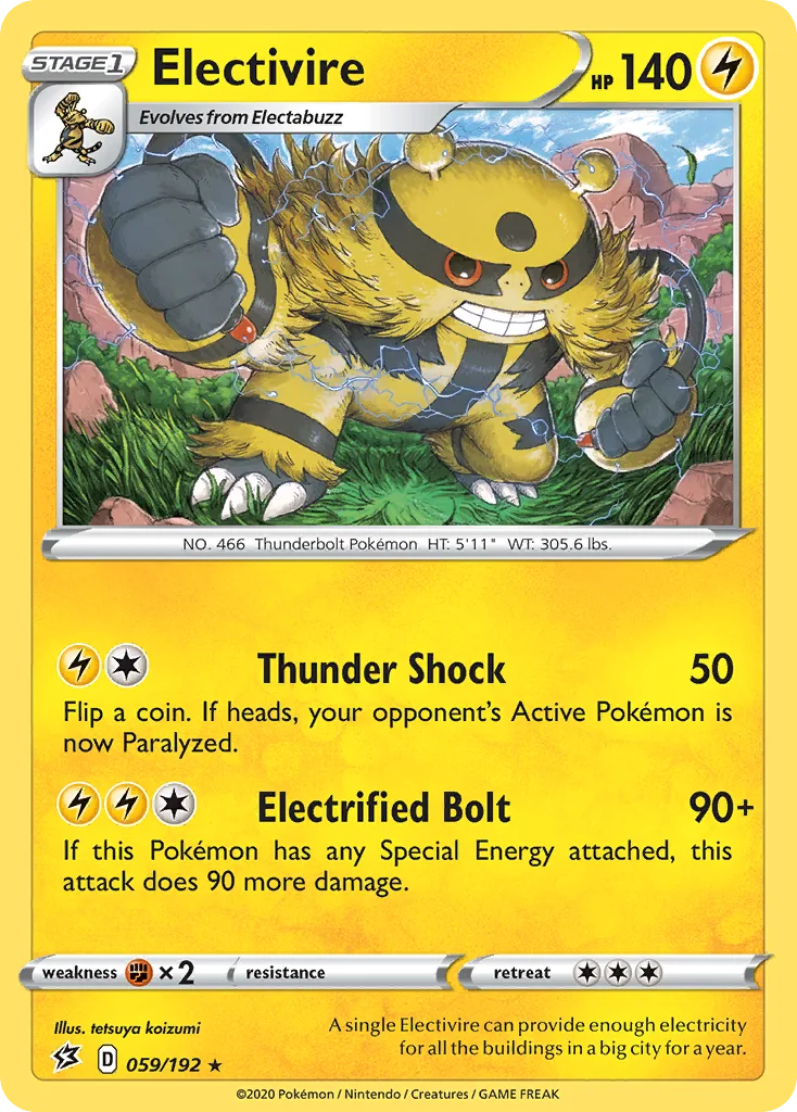 Electivire, Rebel Clash #059/192