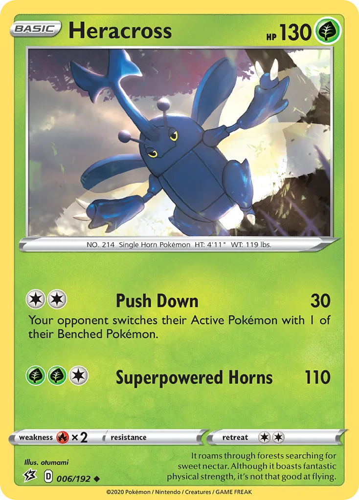 Heracross, Rebel Clash #006/192