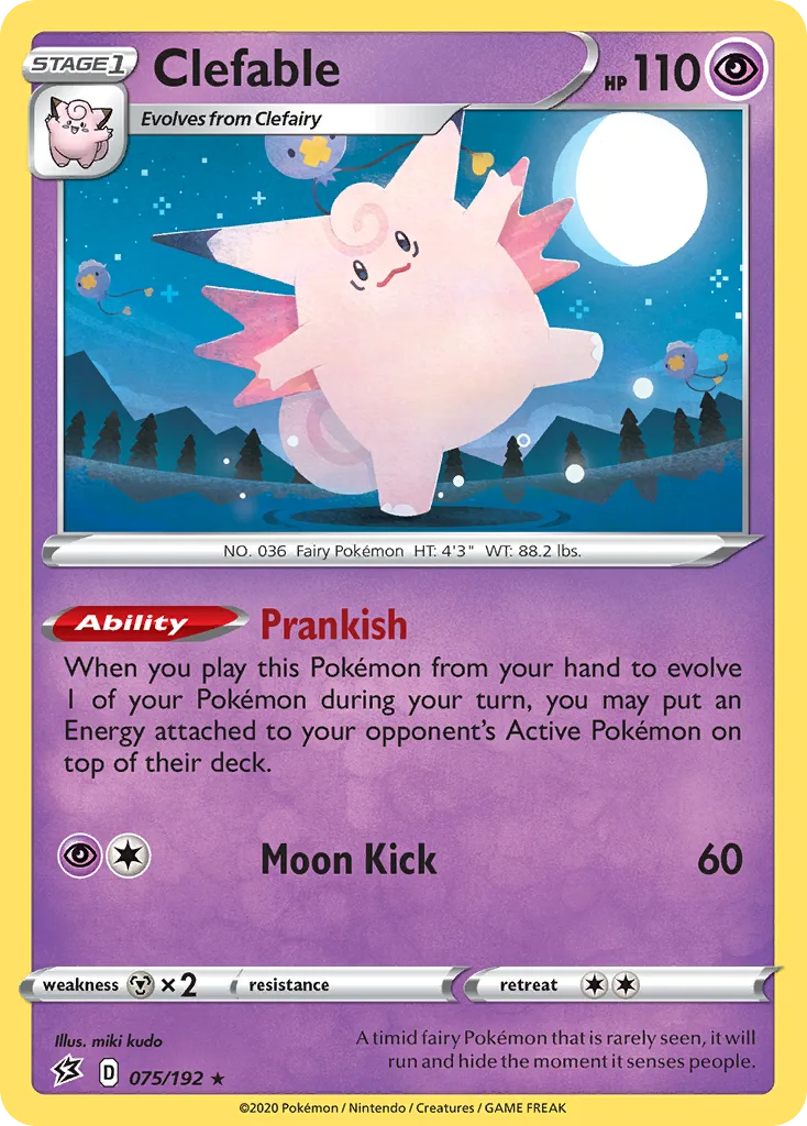 Clefable, Rebel Clash #075/192