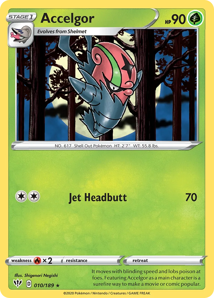 Accelgor, Darkness Ablaze #010/189