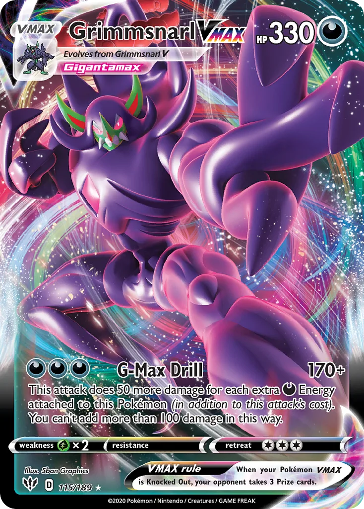 Grimmsnarl VMAX, Darkness Ablaze #115/189
