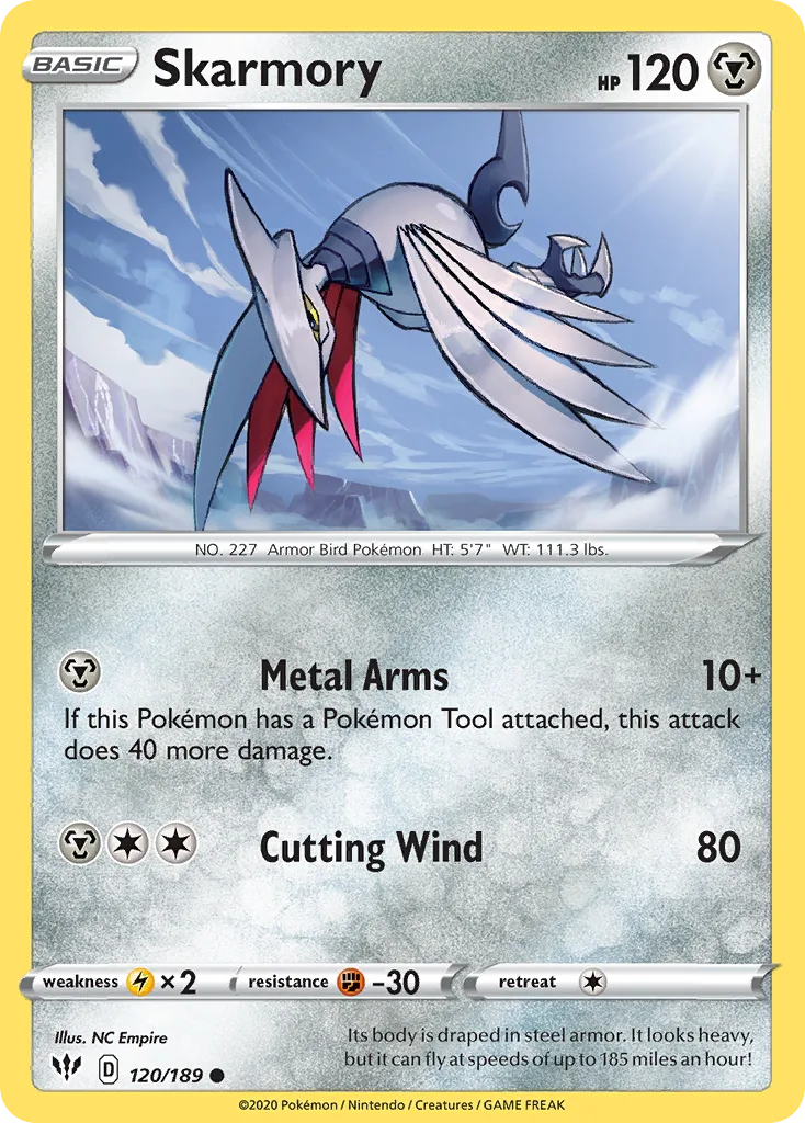 Skarmory, Darkness Ablaze #120/189