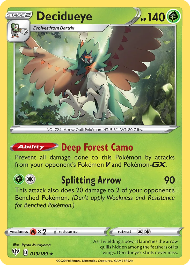 Decidueye, Darkness Ablaze #013/189