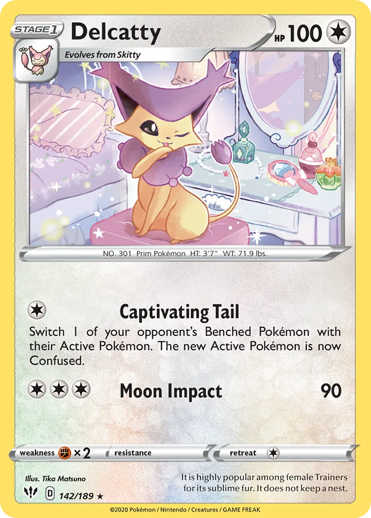 Delcatty, Darkness Ablaze #142/189