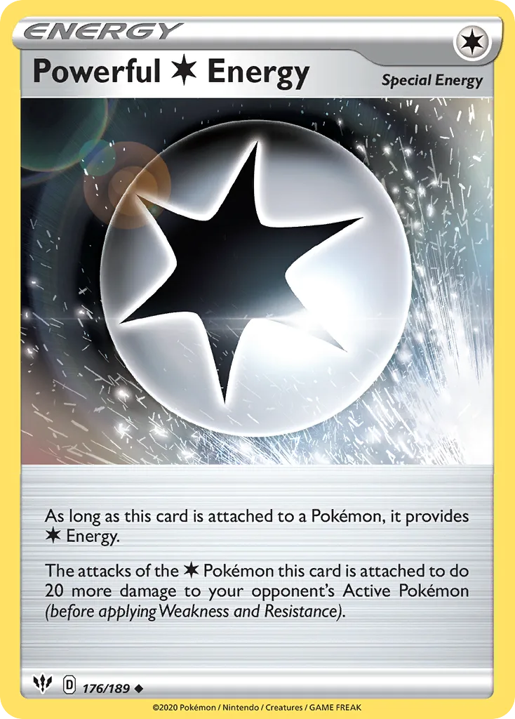 Powerful Colorless Energy, Darkness Ablaze #176/189