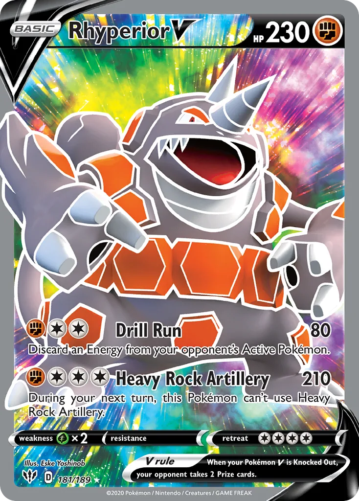 Rhyperior V, Darkness Ablaze #181/189