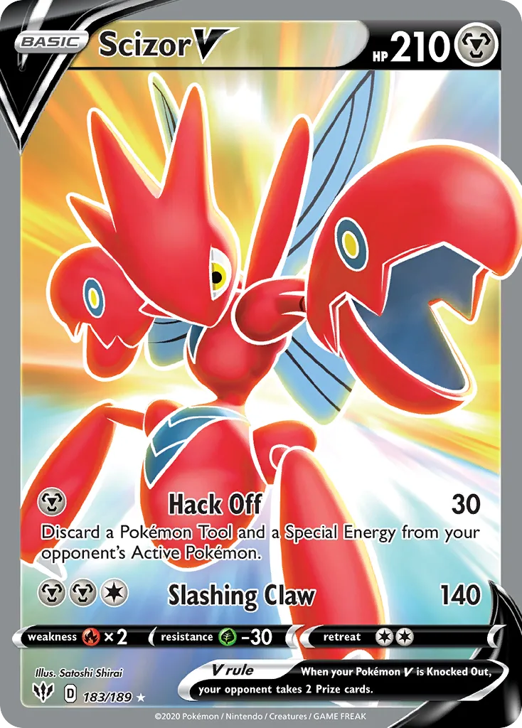 Scizor V, Darkness Ablaze #183/189