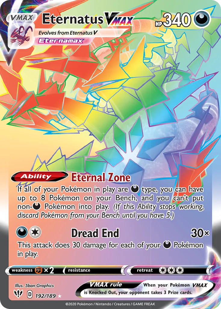 Eternatus VMAX, Darkness Ablaze #192/189
