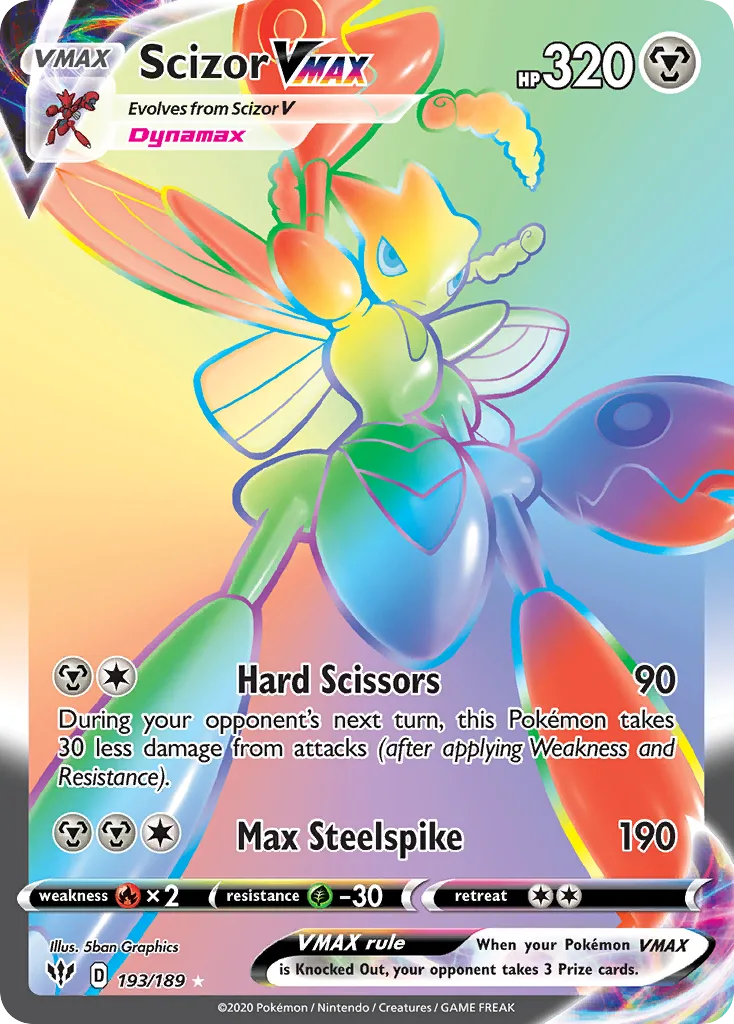 Scizor VMAX, Darkness Ablaze #193/189