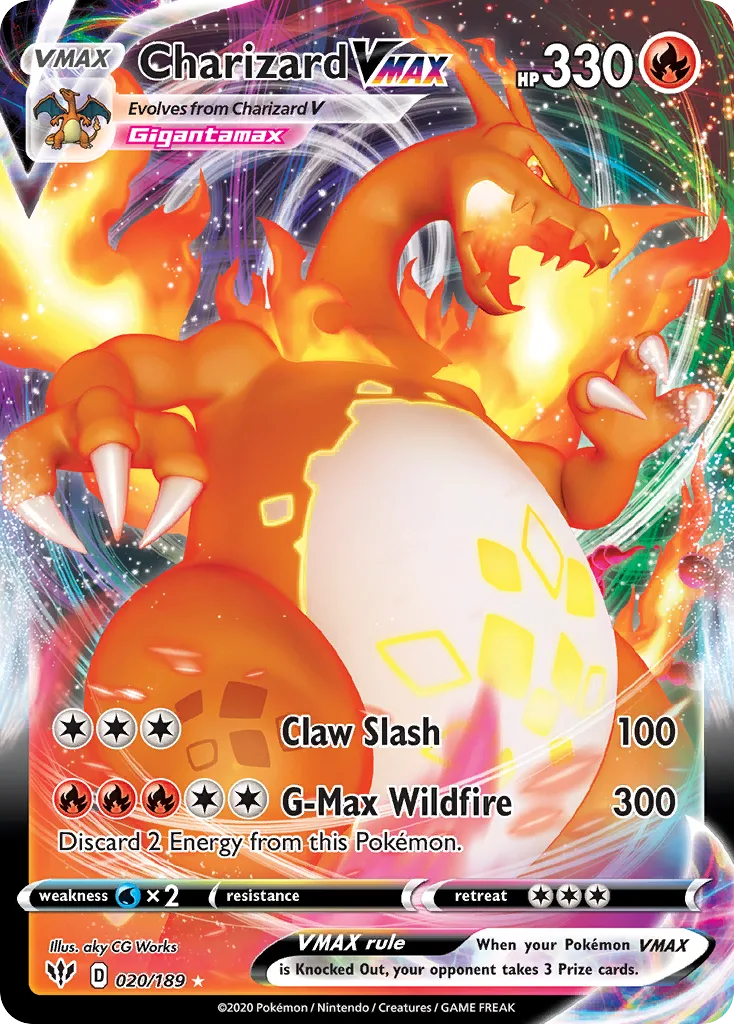 Charizard VMAX, Darkness Ablaze #020/189