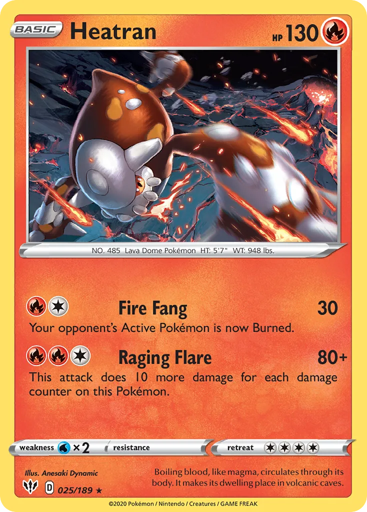Heatran, Darkness Ablaze #025/189