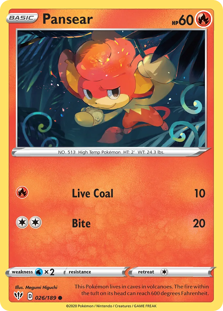 Pansear, Darkness Ablaze #026/189