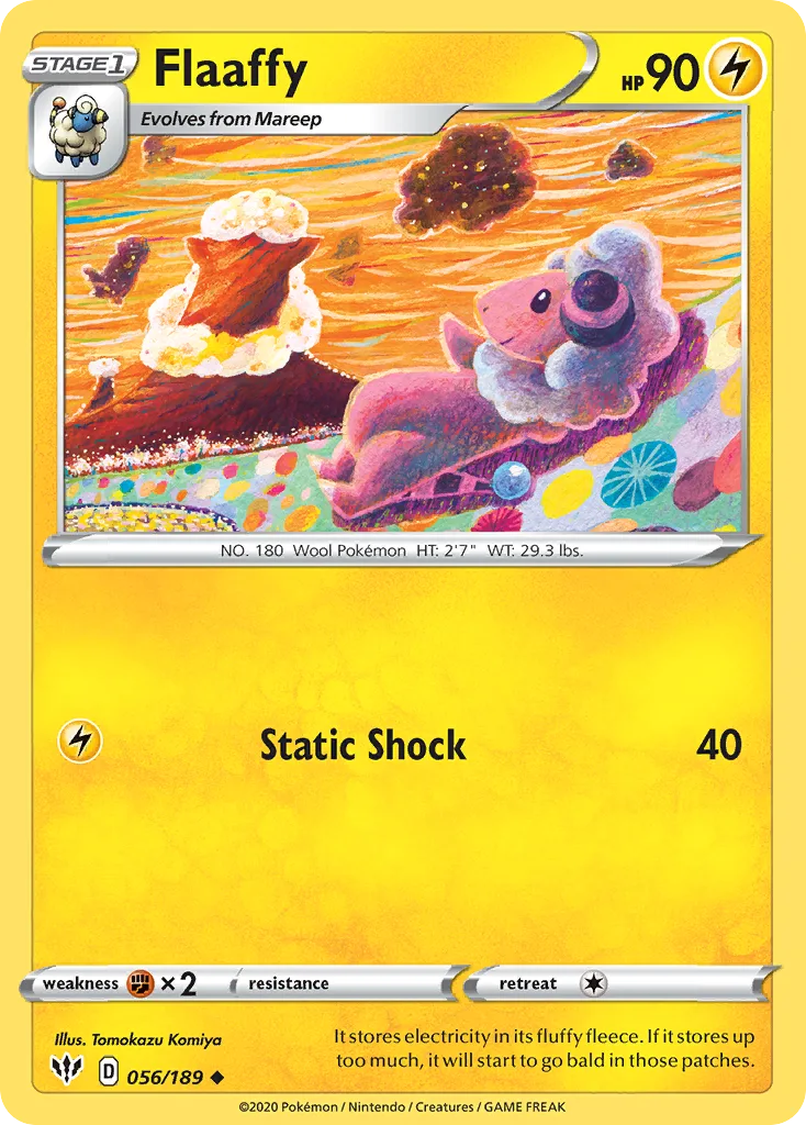Flaaffy, Darkness Ablaze #056/189
