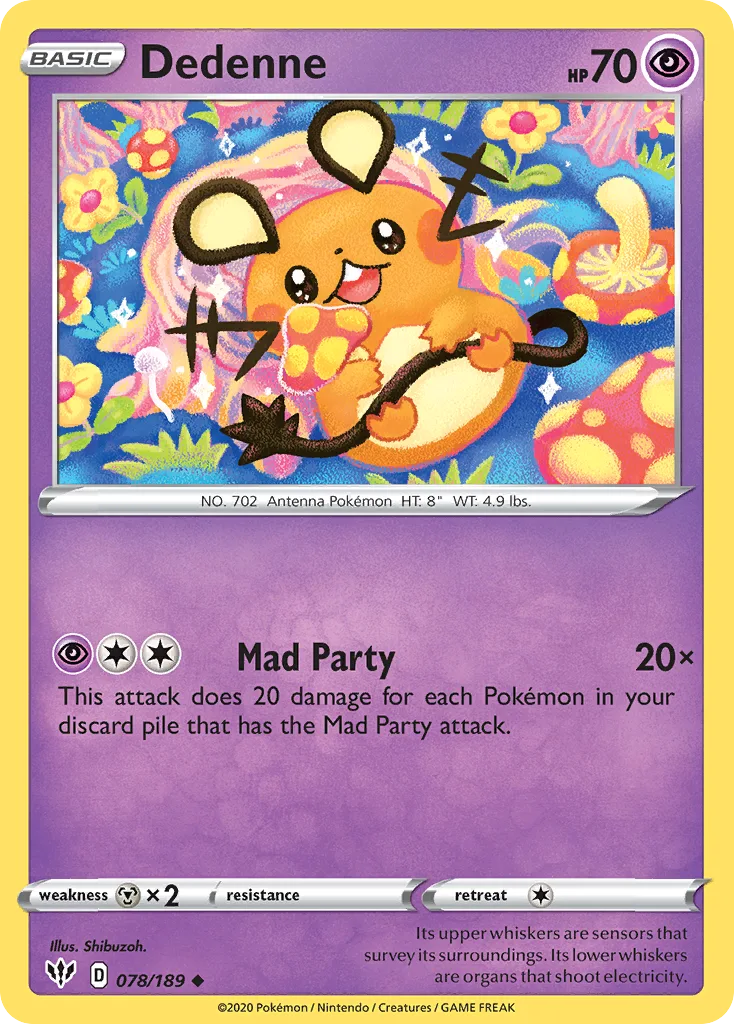 Dedenne, Darkness Ablaze #078/189