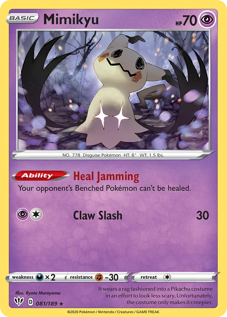 Mimikyu, Darkness Ablaze #081/189