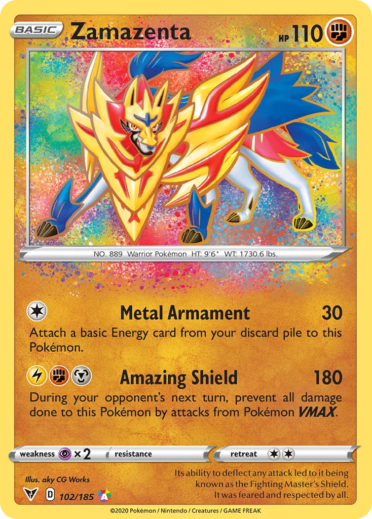 Zamazenta, Vivid Voltage #102/185