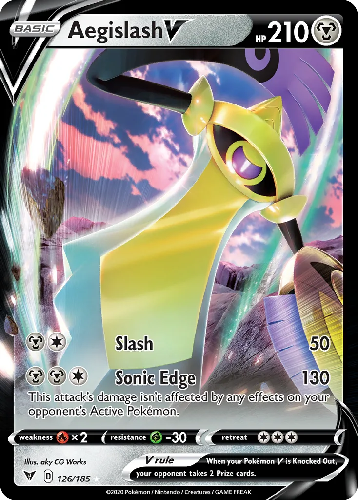 Aegislash V, Vivid Voltage #126/185