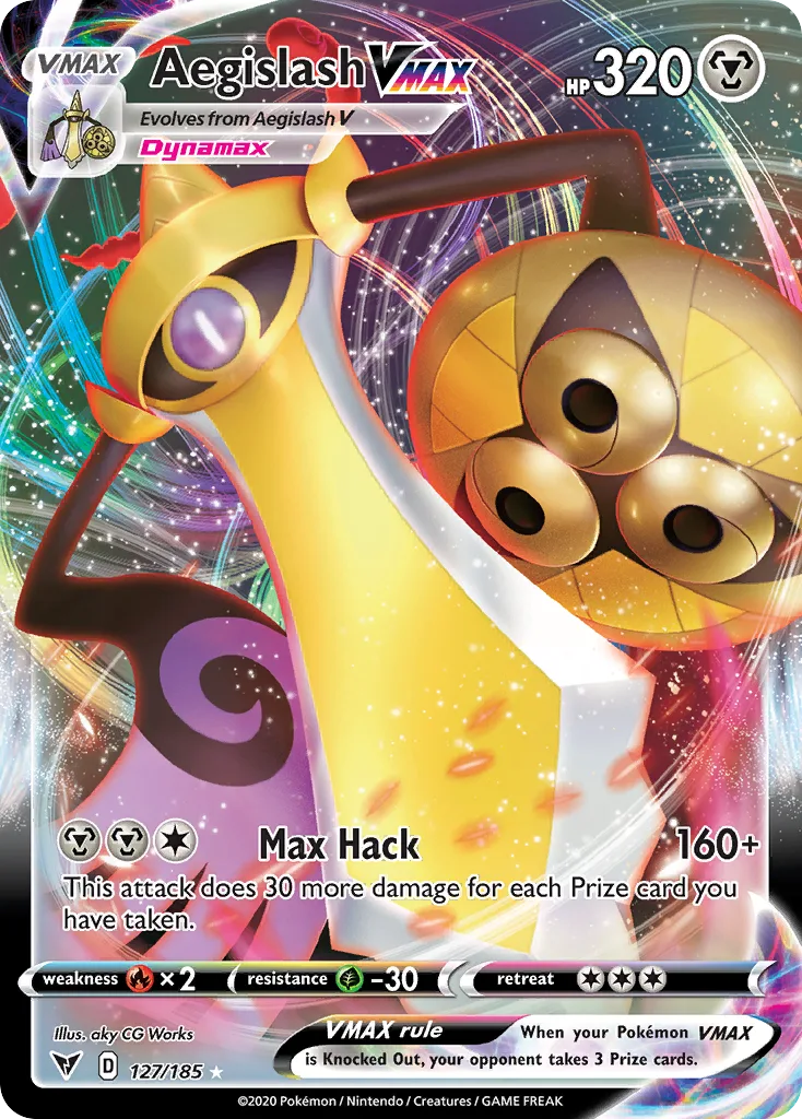Aegislash VMAX, Vivid Voltage #127/185
