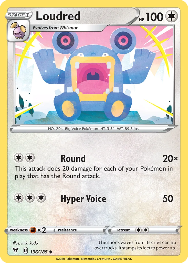 Loudred, Vivid Voltage #136/185