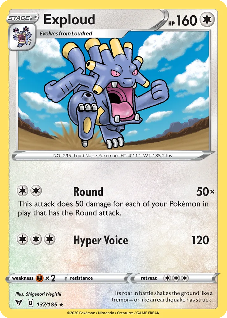 Exploud, Vivid Voltage #137/185