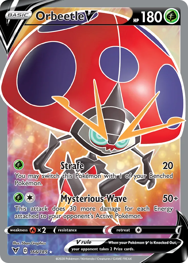 Orbeetle V, Vivid Voltage #166/185