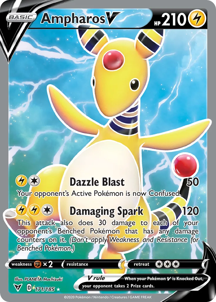 Ampharos V, Vivid Voltage #171/185