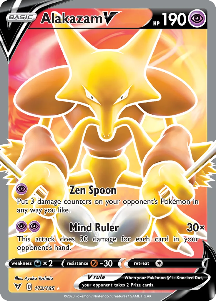 Alakazam V, Vivid Voltage #172/185