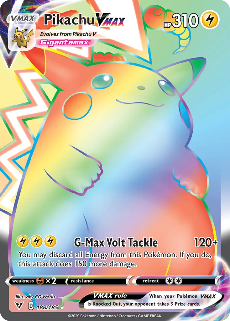 Pikachu VMAX, Vivid Voltage #188/185