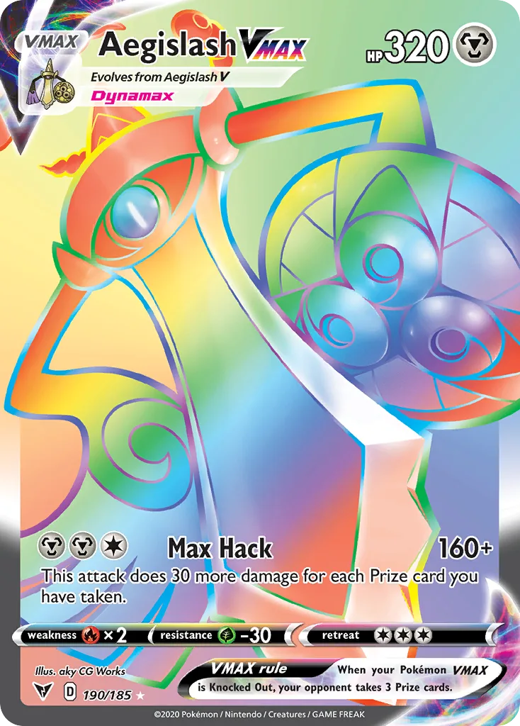 Aegislash VMAX, Vivid Voltage #190/185