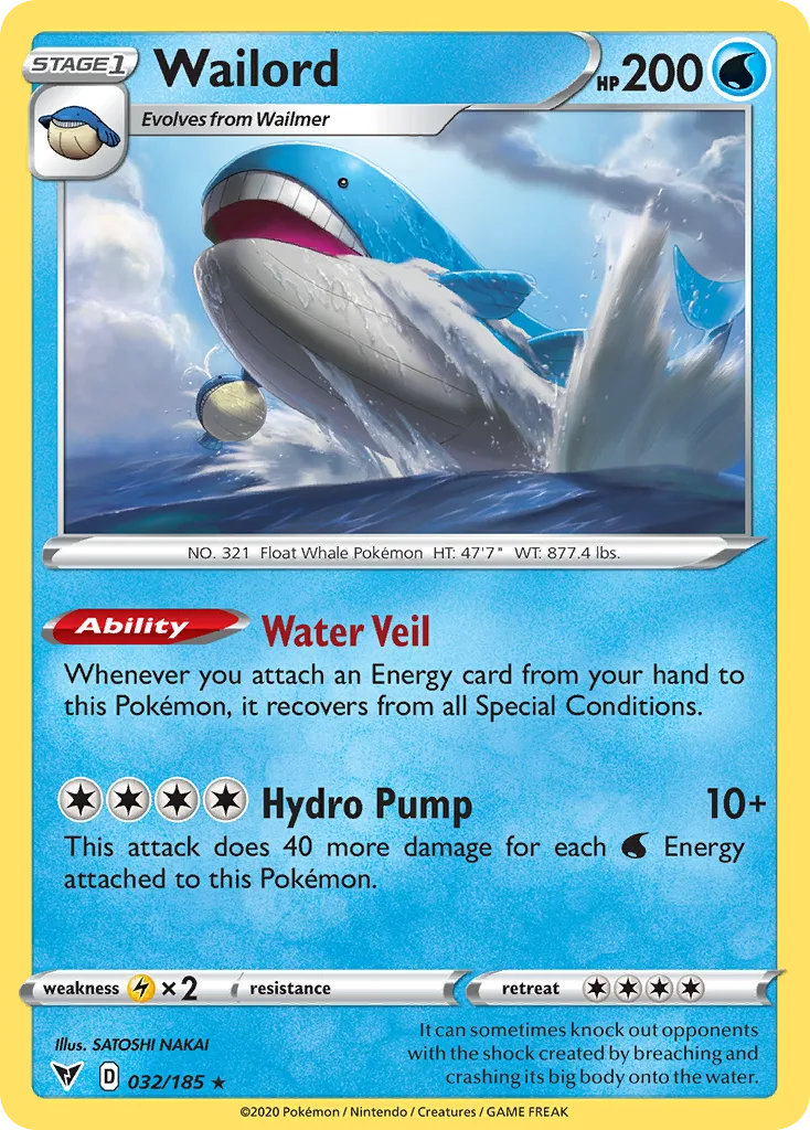 Wailord, Vivid Voltage #032/185