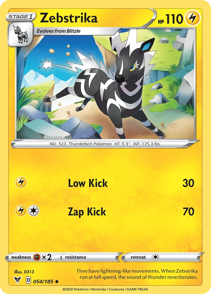 Zebstrika, Vivid Voltage #054/185
