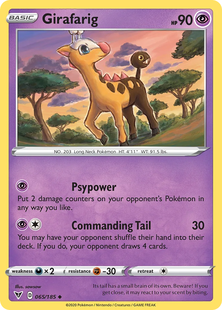 Girafarig, Vivid Voltage #065/185