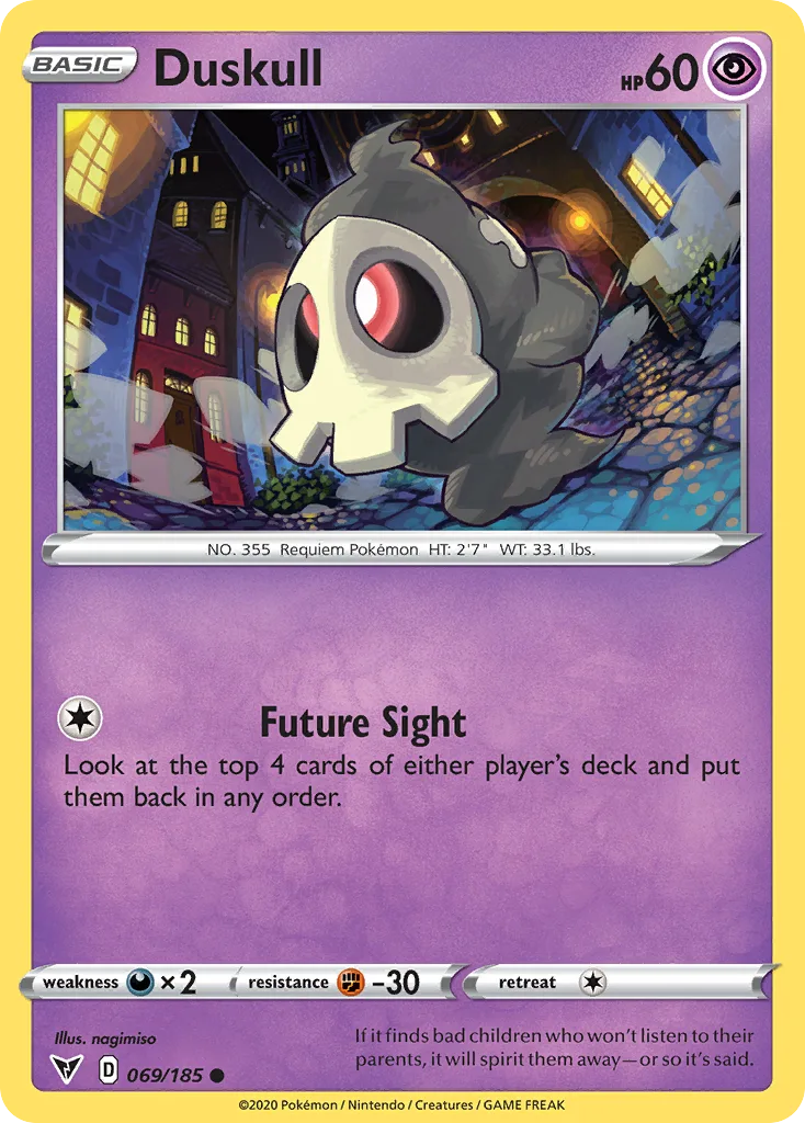 Duskull, Vivid Voltage #069/185