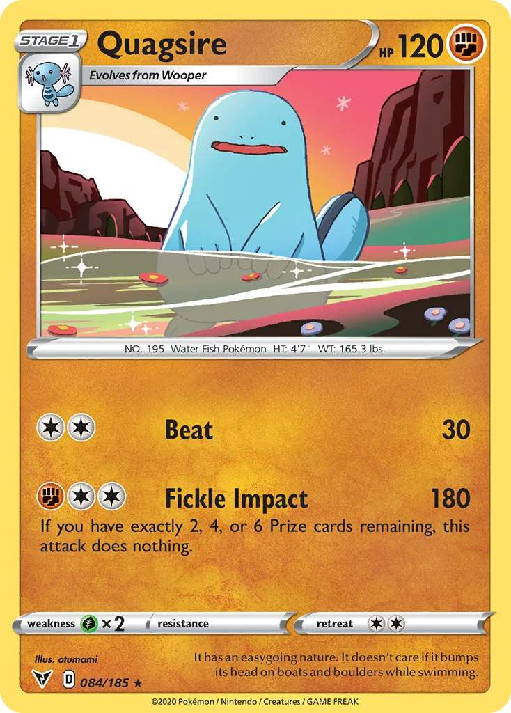 Quagsire, Vivid Voltage #084/185