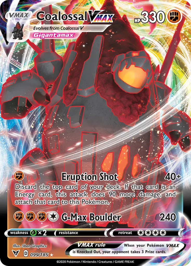 Coalossal VMAX, Vivid Voltage #099/185