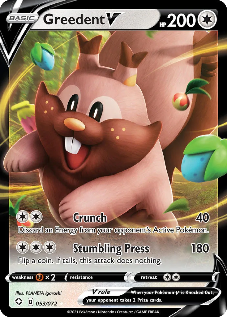 Greedent V, Shining Fates #053/072