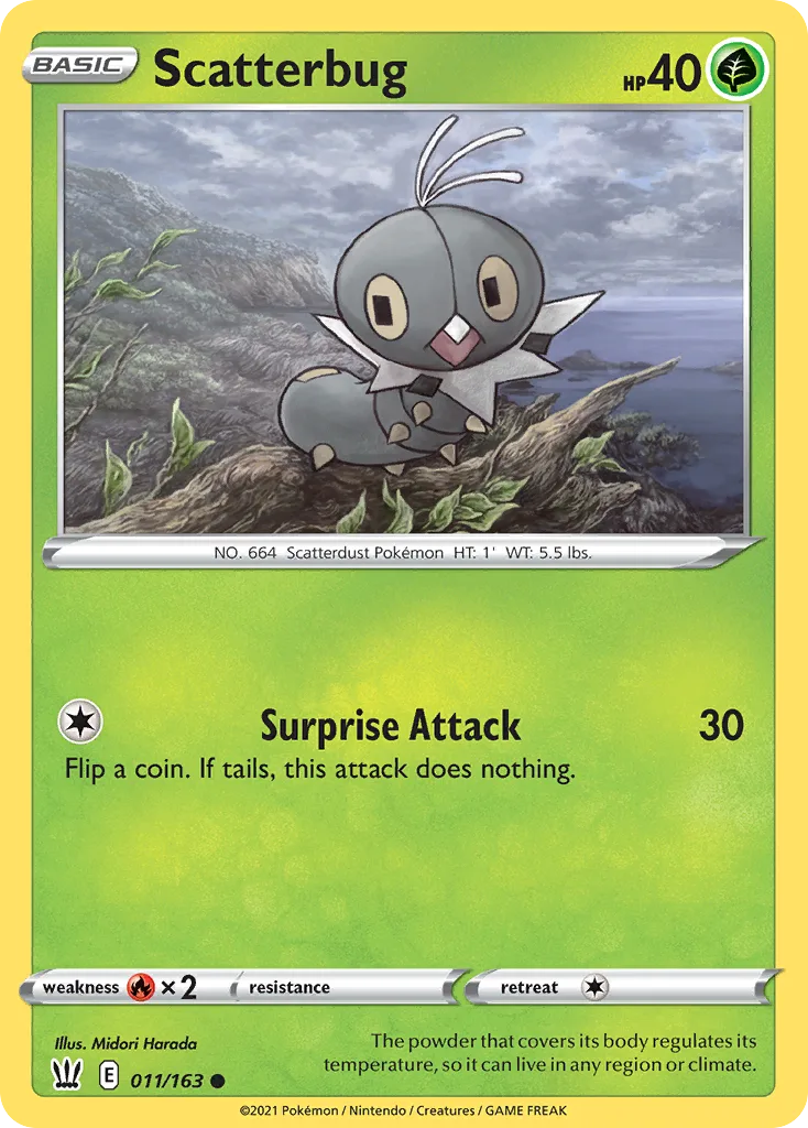 Scatterbug, Battle Styles #011/163