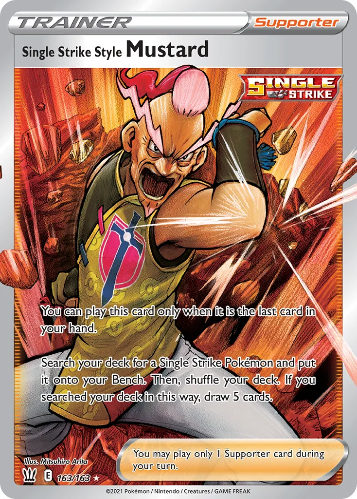 Single Strike Style Mustard, Battle Styles #163/163